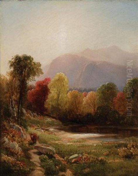 Autumn Oil Painting by Samuel Colman