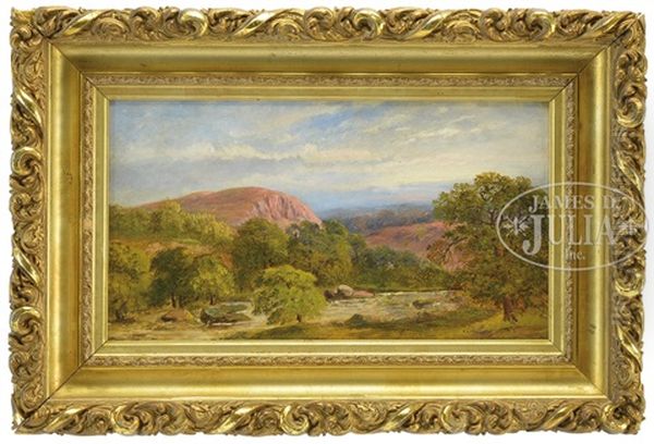 Near Cheddar Somerset Oil Painting by Samuel Colman