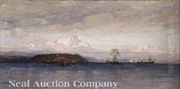 Northwest Coast Of Alaska Oil Painting by Samuel Colman