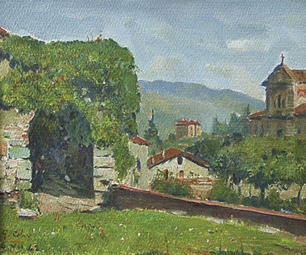 Luserna S. Giovanni Oil Painting by Giovanni Colmo