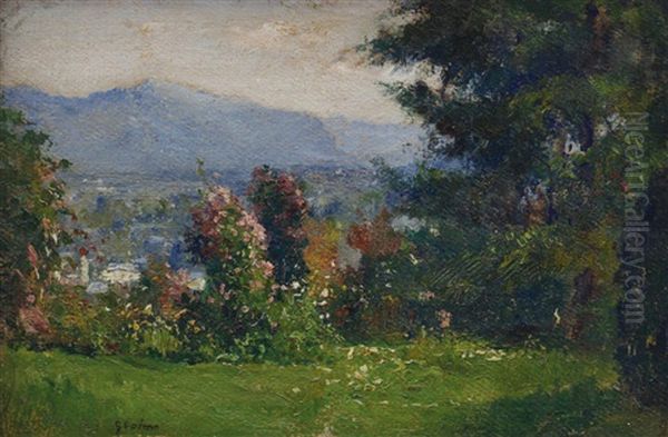 Campagna Piemontese Oil Painting by Giovanni Colmo