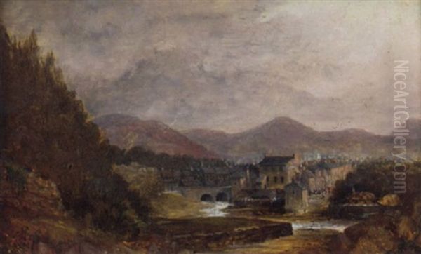 Kenmare From The Old Road To Dunkeron Oil Painting by George, Major General Colomb