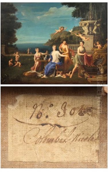 La Toilette De Venus Oil Painting by Nicolas Colombel