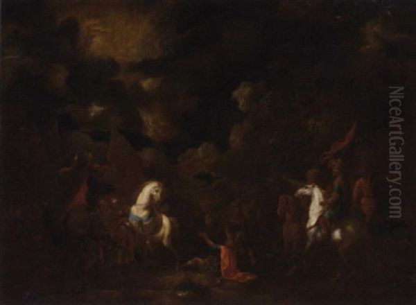 The Conversion Of Saint Paul Oil Painting by Adam de Colonia