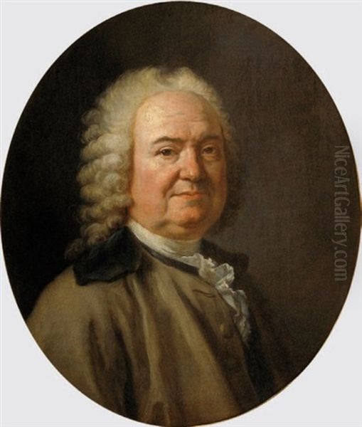 Portrait De Vieillard Oil Painting by Guillaume Francois Colson