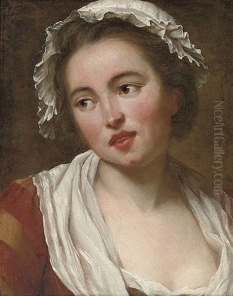 A Maidservant Oil Painting by Jean Francois Gilles Colson