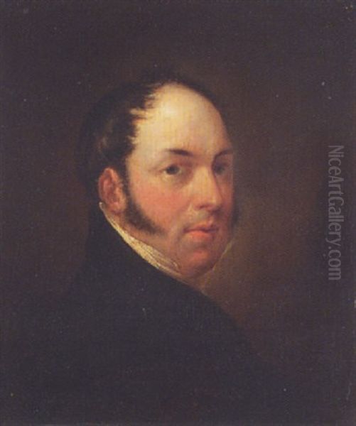 Portrait Of Thomas Moore Oil Painting by John Comerford