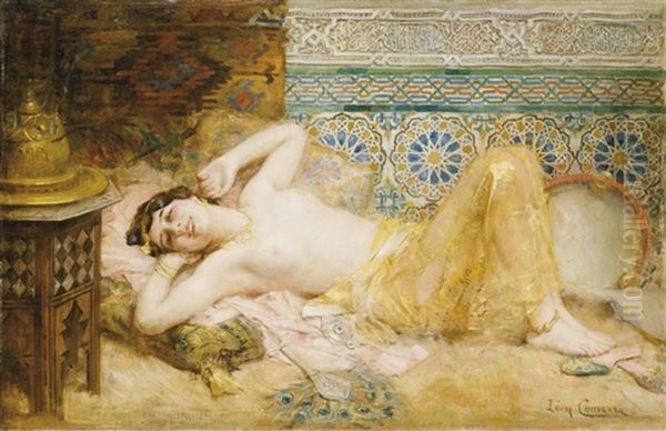 Le Repos De L'almee Oil Painting by Leon Francois Comerre