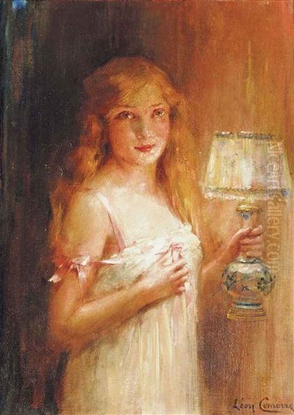 Bedtime Oil Painting by Leon Francois Comerre