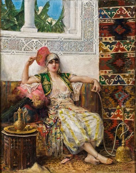 Odaliske Oil Painting by Leon Francois Comerre