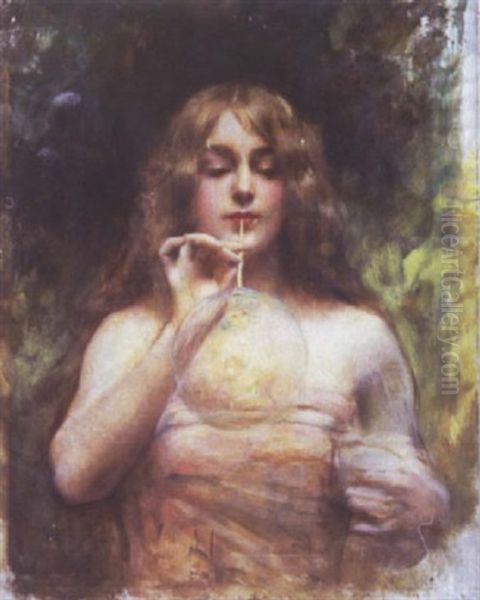 La Bulle Oil Painting by Leon Francois Comerre