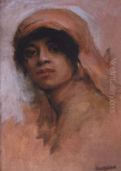 Jeune Orientale Oil Painting by Leon Francois Comerre