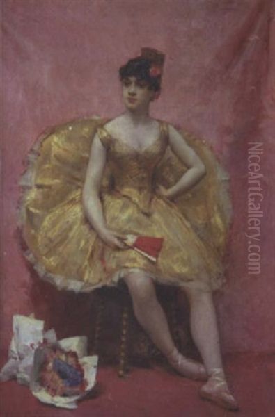 Ballerine Rose Oil Painting by Leon Francois Comerre