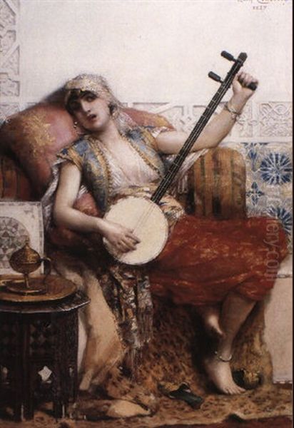 The Musician by Leon Francois Comerre