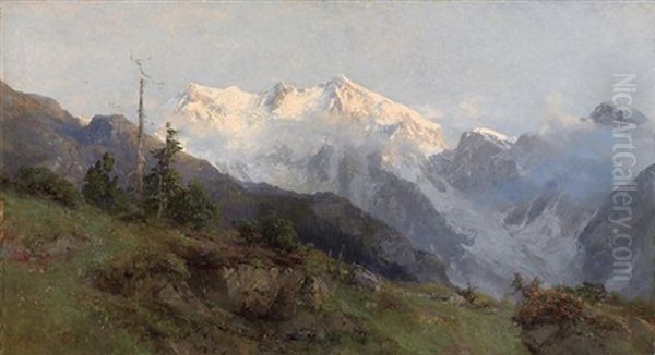 Partie In Den Alpen by Edward Theodore Compton