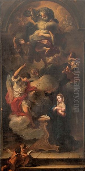 Annunciazione - Maria Verkundigung Oil Painting by Sebastiano Conca