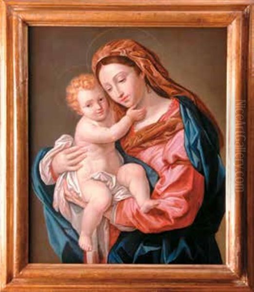 Madonna Con Bambino Oil Painting by Tommaso Conca