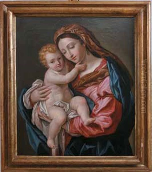 Madonna Con Bambino Oil Painting by Tommaso Conca