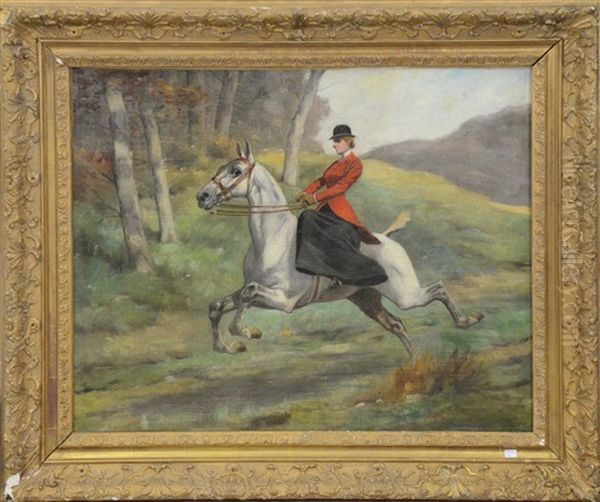 Cavaliere Oil Painting by Charles-Fernand de Condamy