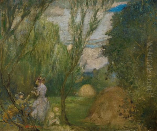 Untitled Oil Painting by Charles Conder