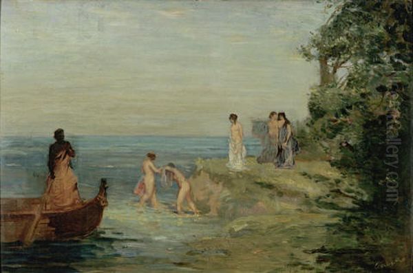 The Adriatic Oil Painting by Charles Conder