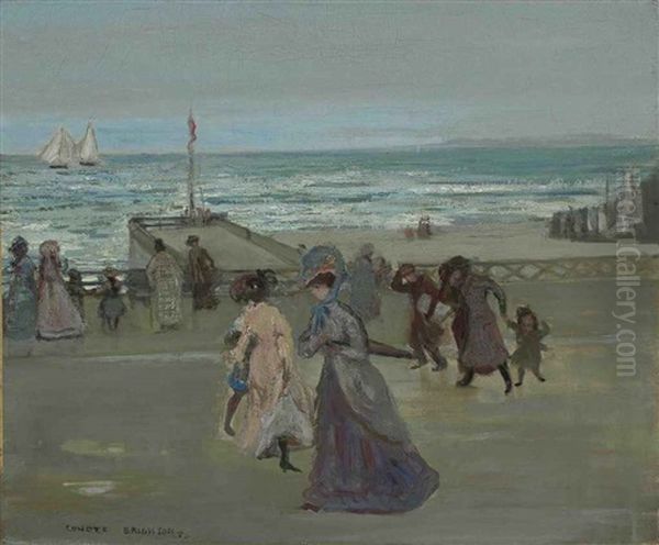 Brighton Oil Painting by Charles Conder