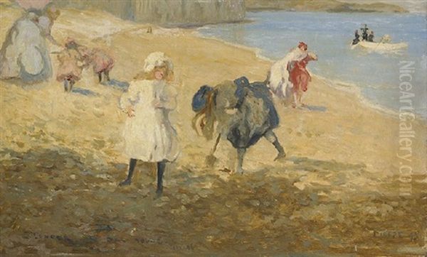 Dieppe Oil Painting by Charles Conder