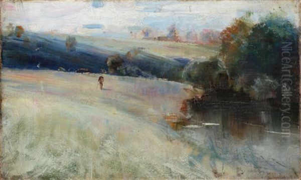 Australian Landscape Oil Painting by Charles Conder