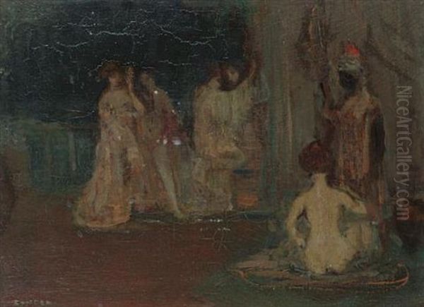 The Courtesans Oil Painting by Charles Conder