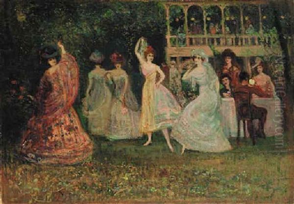 Spanish Night Oil Painting by Charles Conder