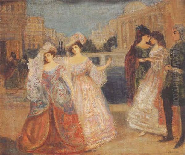 Les Danseuses Oil Painting by Charles Conder