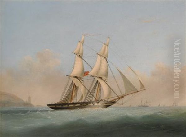 H. M. Brig Acorn; And H. M. Brig Ranger (pair) Oil Painting by Nicholas Matthew Condy