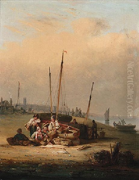 Fishermans' Rest Oil Painting by Nicholas Matthew Condy