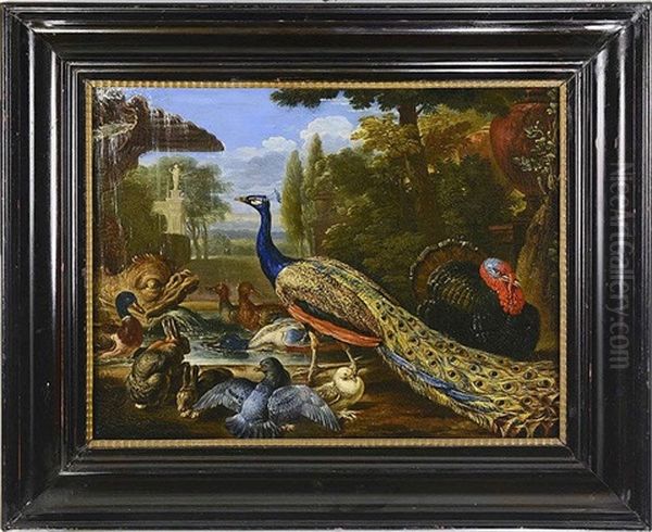 Birds In A Park by David de Coninck