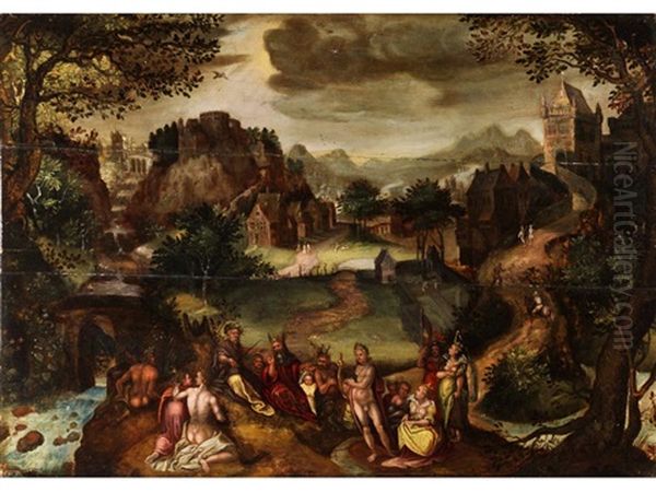 Apollo Im Sangerwettstreit by Gillis Van Coninxloo III