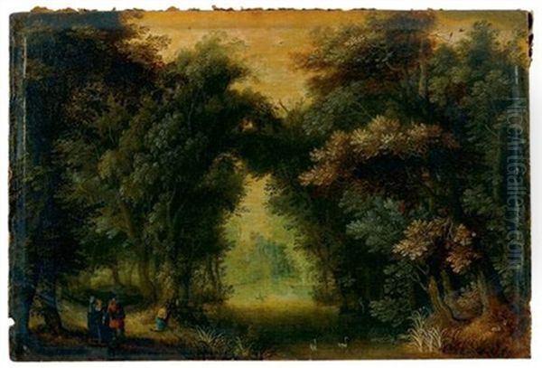 Paysage Au Chasseur by Gillis Van Coninxloo III