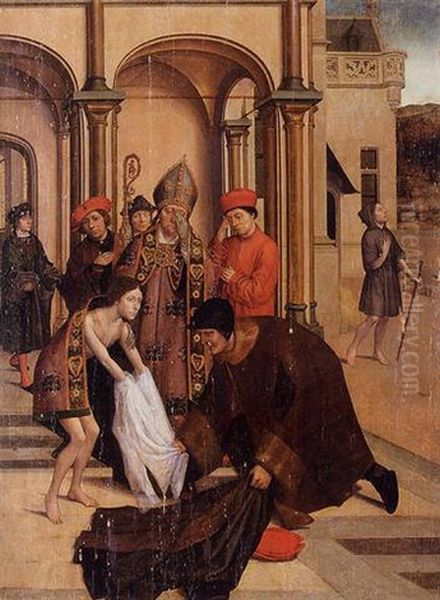 Saint Francis Renouncing The World For The Cloister Oil Painting by Jan van Coninxloo the Younger