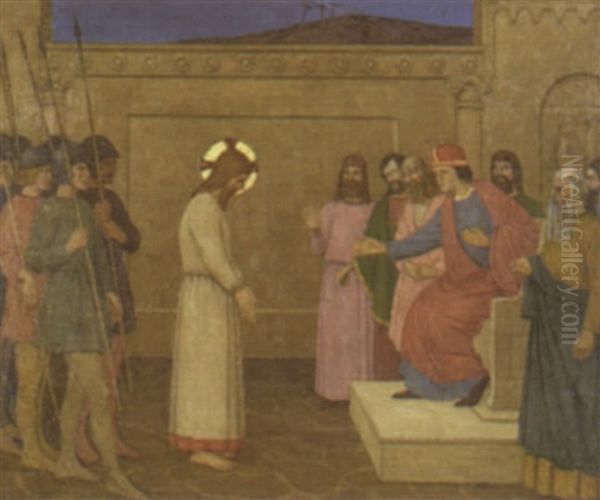 Christ Before Pilate by John Ramsey Conner