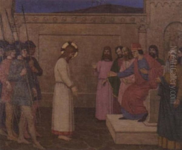 Christ Before Pilate by John Ramsey Conner