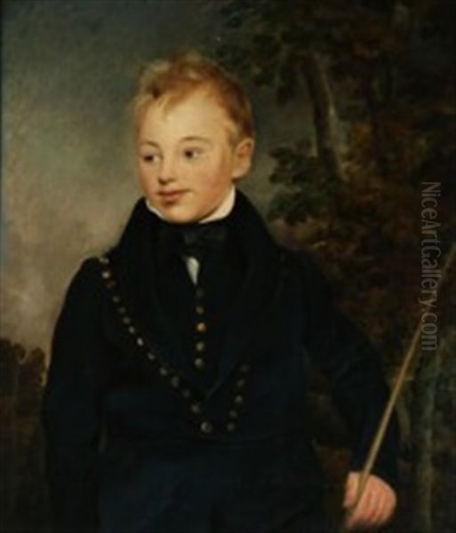 Portrait Of A Boy Oil Painting by John Constable