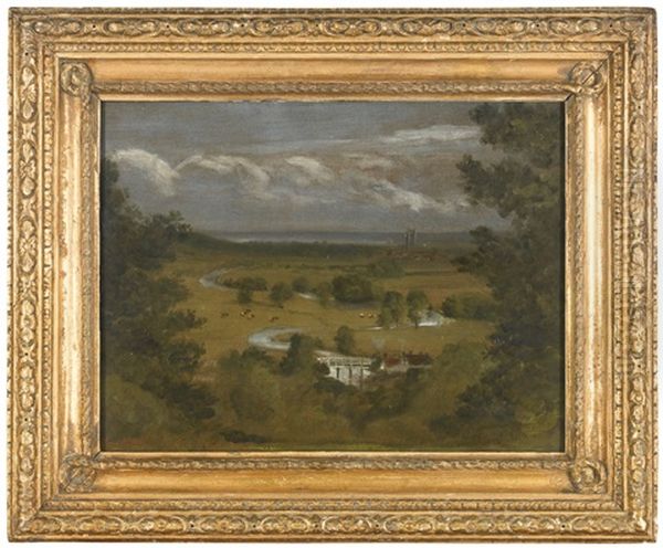 View Of Dedham Vale Oil Painting by John Constable