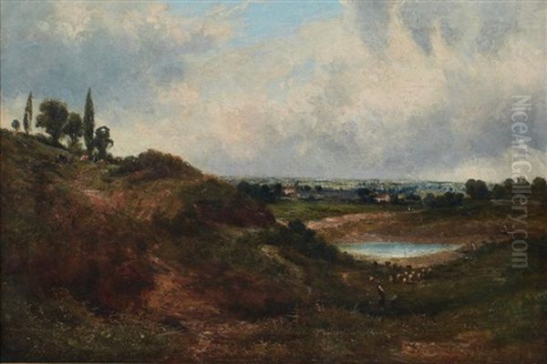 Paysage Lacustre Oil Painting by John Constable