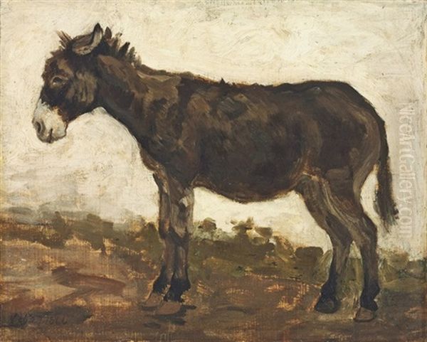 Donkey (study) Oil Painting by John Constable