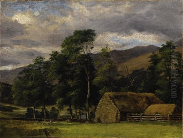 View Of Langham, Suffolk Oil Painting by John Constable