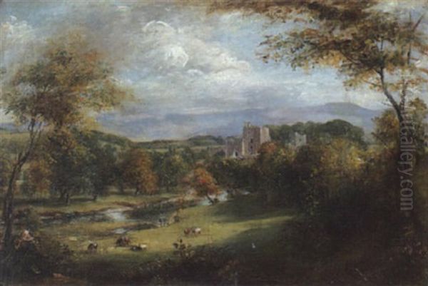 Brougham Castle Near Penrith, Westmorland Oil Painting by John Constable