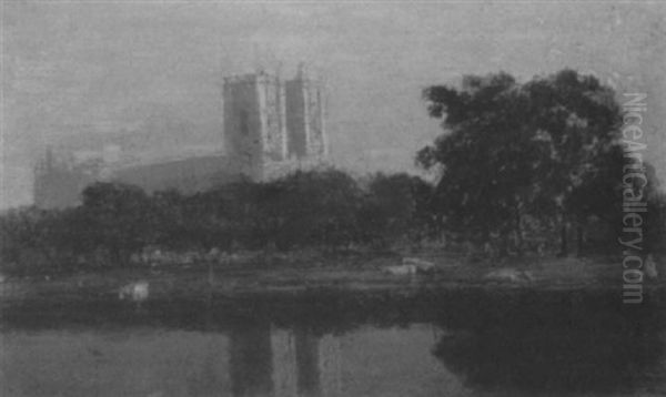 Westminster Abbey Oil Painting by John Constable