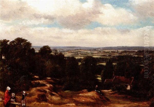 Hampstead Oil Painting by John Constable