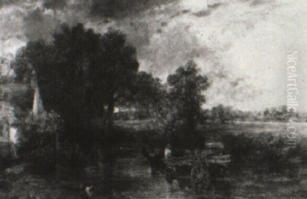 The Haywain Oil Painting by John Constable