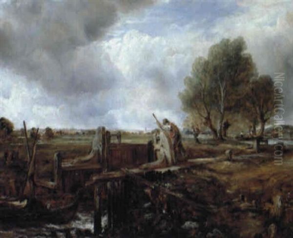 Sommerliche Landschaft Oil Painting by John Constable