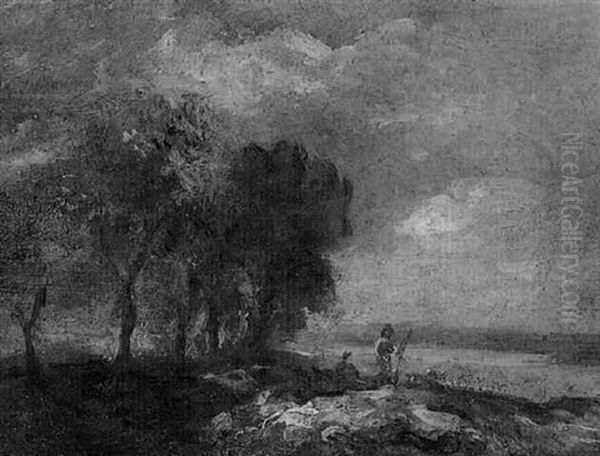 Landschaftsstudie Oil Painting by John Constable